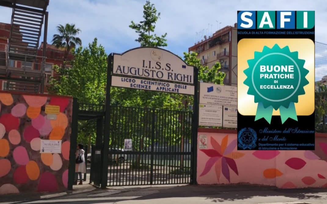 Riconoscimento nazionale di eccellenza per l’I.I.S.S. Augusto Righi